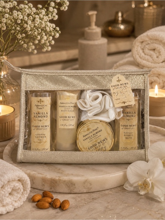 Abbington Park Other - New Abbington Park Vanilla Almond Bath & Body Gift Set | 6-Piece Spa Bundle